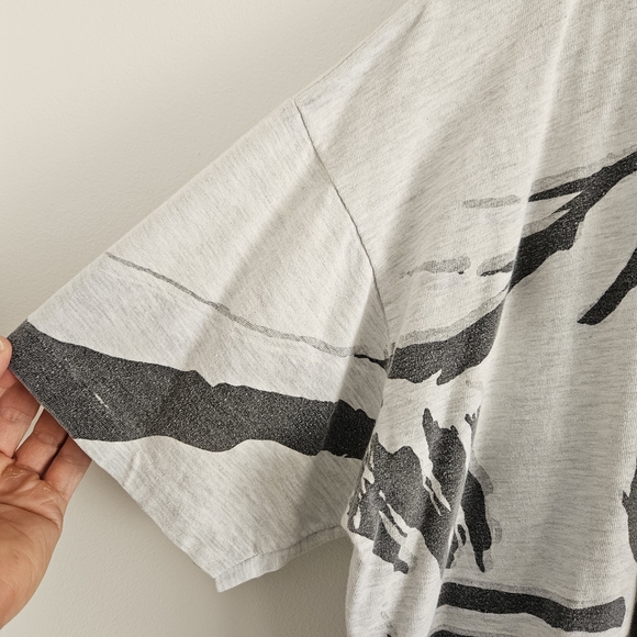 Vintage Georgetown Hoyas Shirt Large University Basketball Single Stitch AOP 90 - Picture 6 of 9